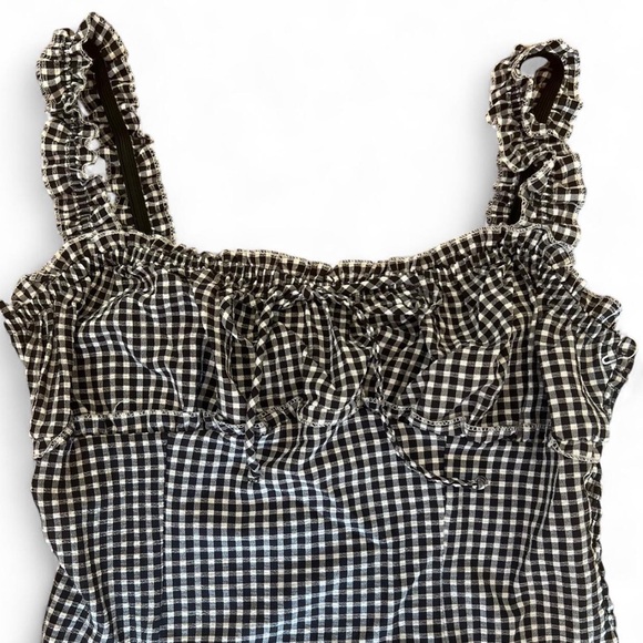 Sienna Sky Tops - Sienna Sky Black and White Checkered Top